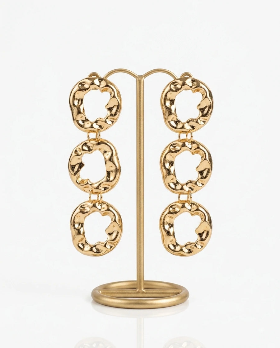 Molten Gilded Hoops