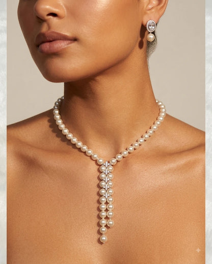 Pearl Drop Lariat