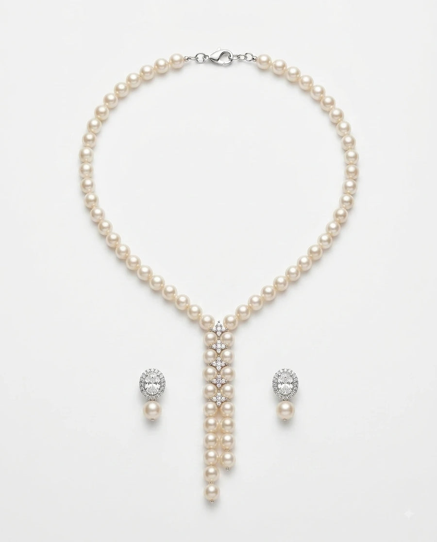 Pearl Drop Lariat
