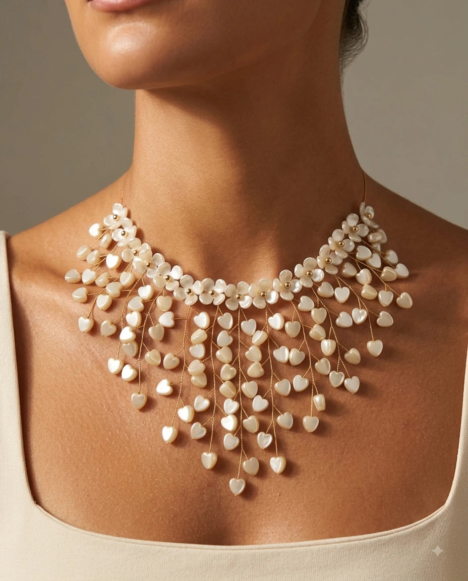 Pearl Heart Necklace