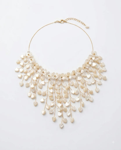 Pearl Heart Necklace - view 2