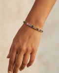 Rainbow Radiance Tennis Bracelet worn on wrist