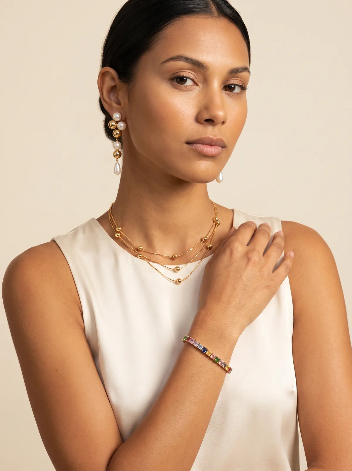 A Nische piece styled on a model